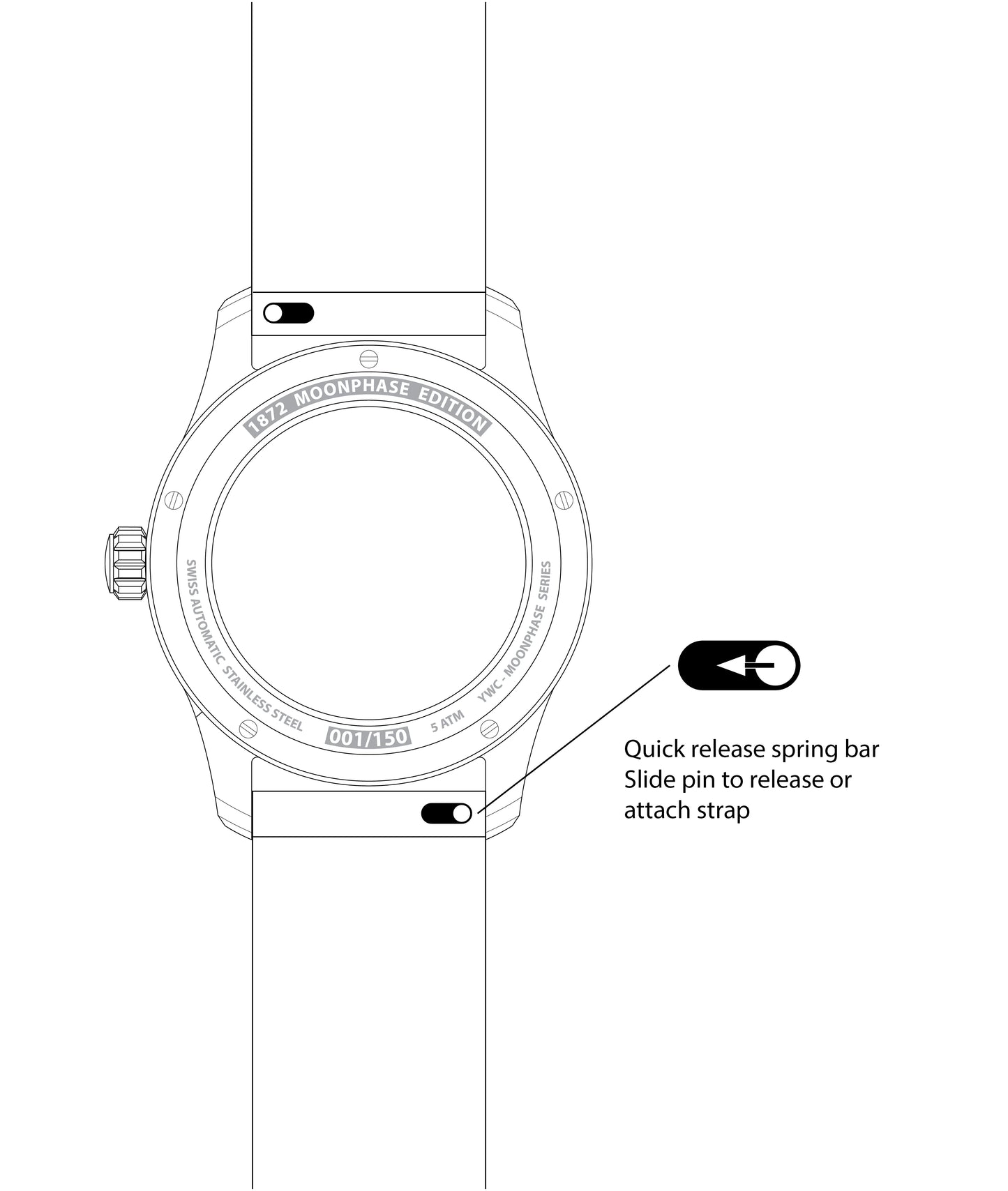 1872 Moonphase Arabic Gold