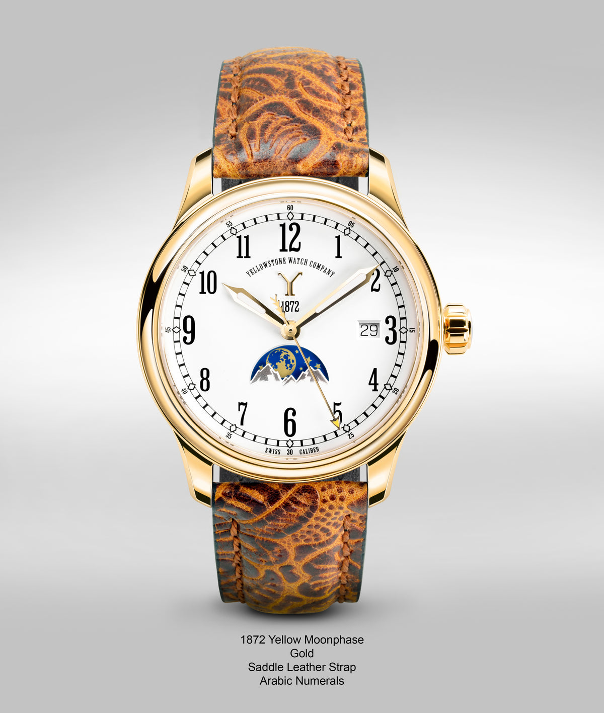 1872 Moonphase Arabic Gold