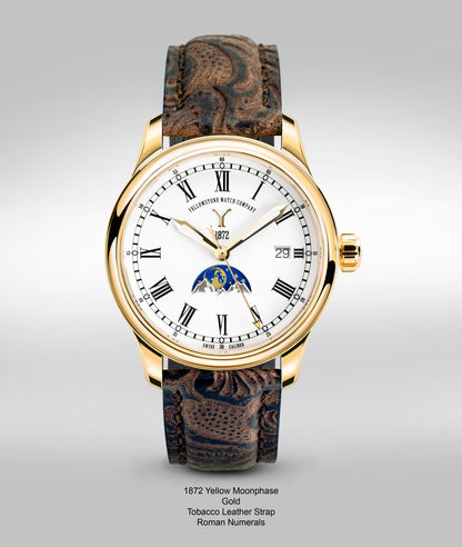 1872 Moonphase Roman Gold