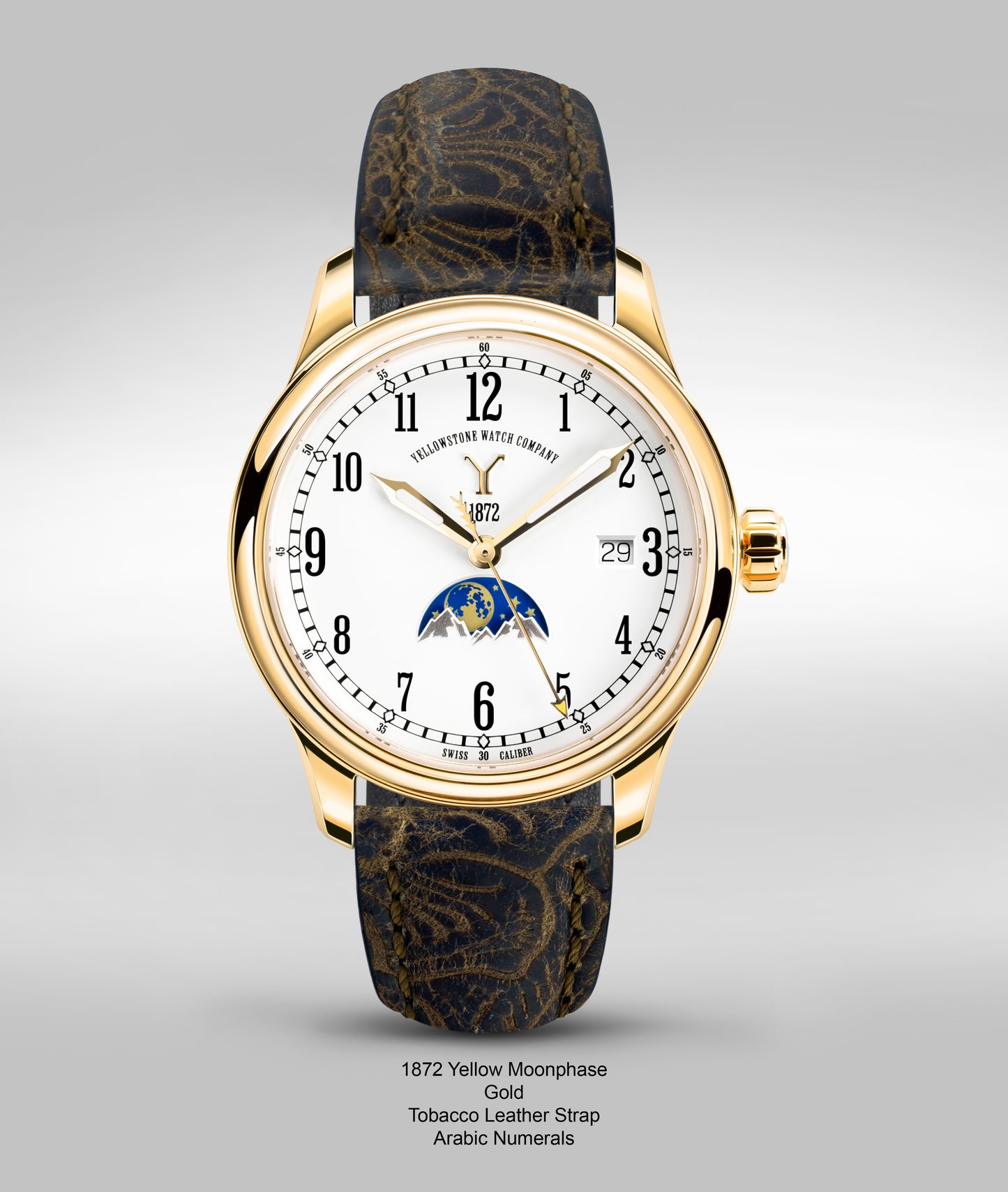 1872 Moonphase Arabic Gold