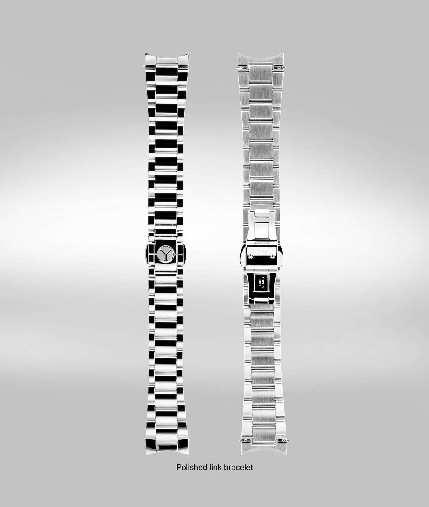 20mm polished link bracelet